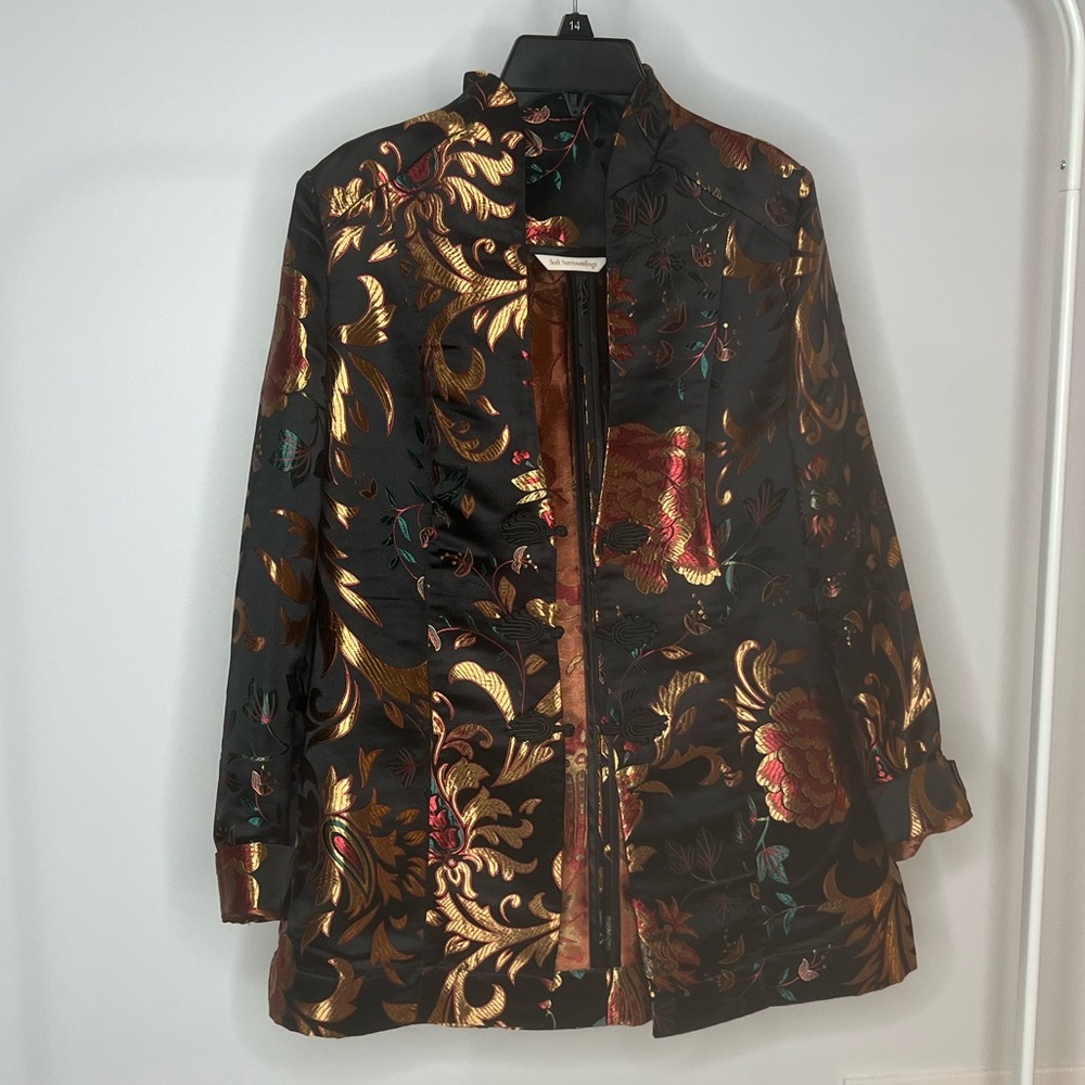 Soft Surroundings Ornate Jacket Size S